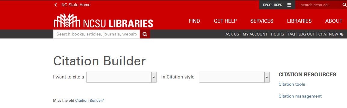 Citation Builder Citing Sources Libguides At University Of California Merced